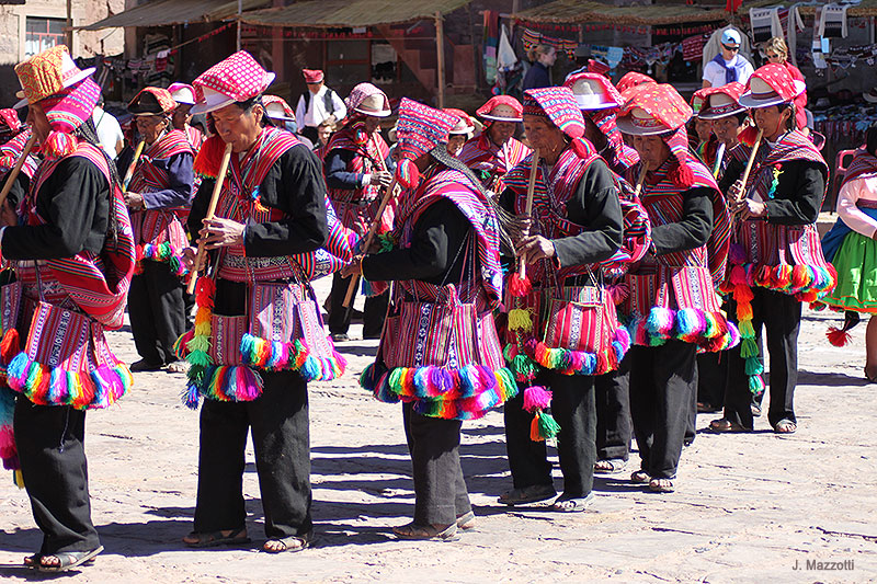 Natives in Taquile Island